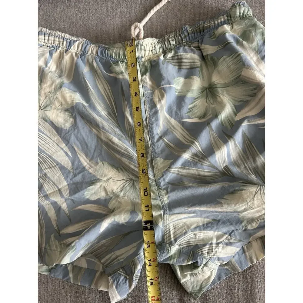 Tommy Bahama Swim Shorts Blue Mens S Trunks Board Tropical Hawaiian Floral